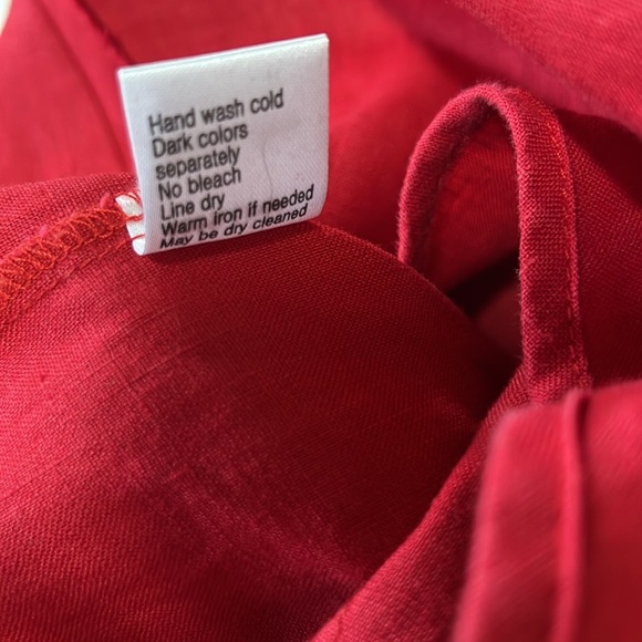 Peacock Ways linen art tunic - Picture 8 of 8